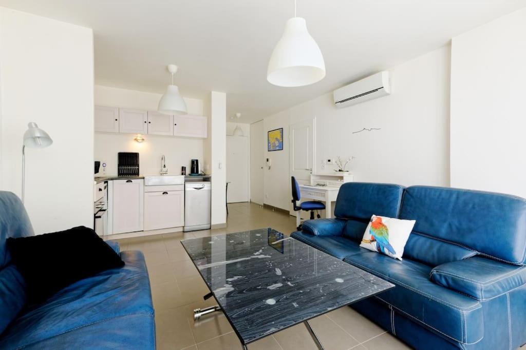 Super T2 Climatise Avec Balcon A Pied Plage Catalan مارسيليا المظهر الخارجي الصورة